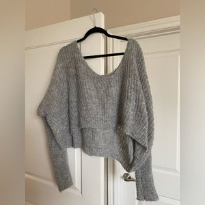 Grey Free People Sweater